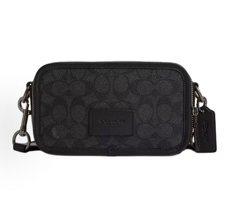 Coach 男士 拉鍊斜挎包均碼碼19.5cm*6.5cm*11.5cm-4