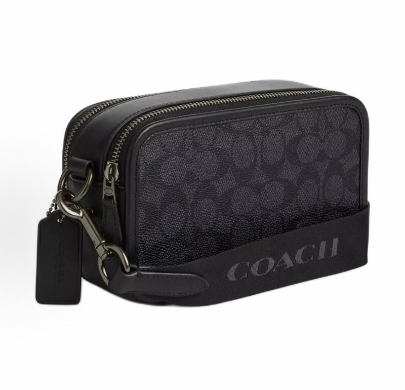 Coach 男士 拉鍊斜挎包均碼碼19.5cm*6.5cm*11.5cm-5