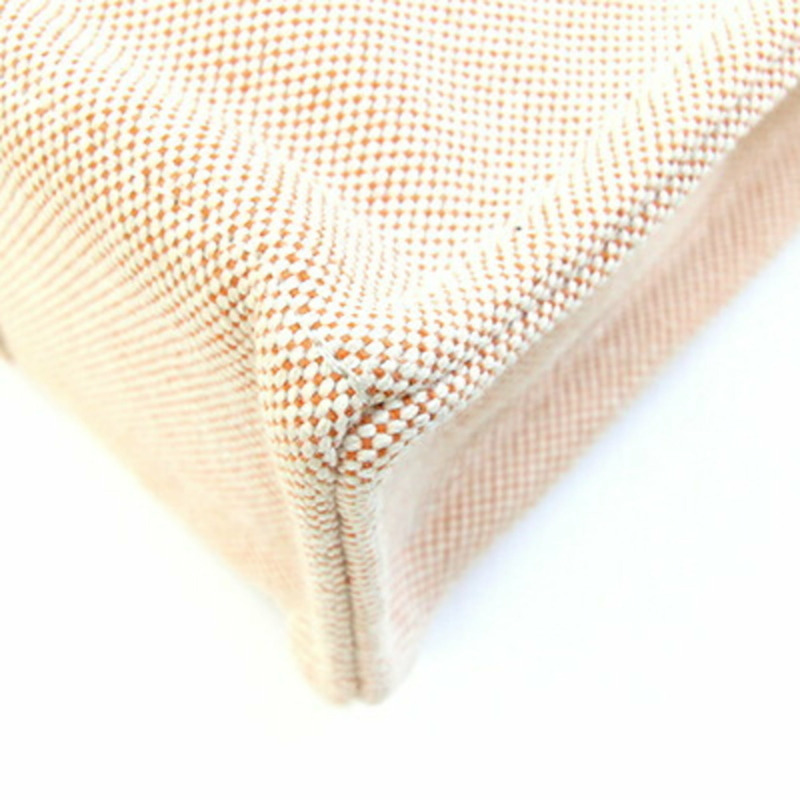 愛馬仕全新 Foule Tote PM 手提包，橙色棉帆布迷你手提包，男女款均有-4