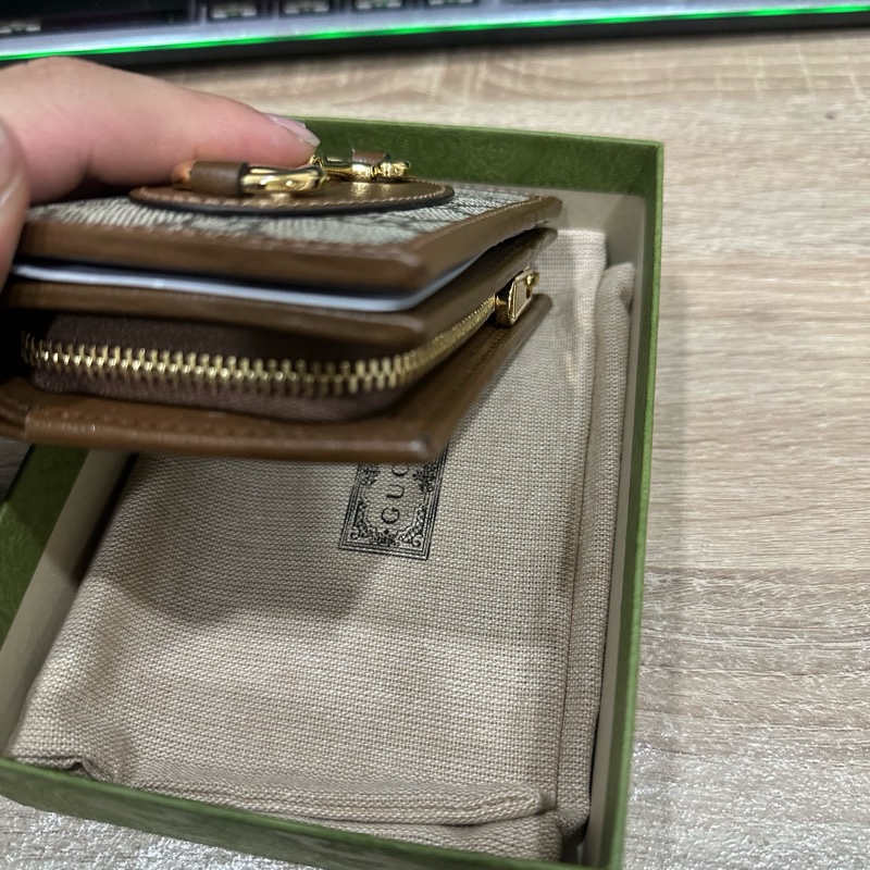 Gucci Horsebit 1955 card case wallet-4