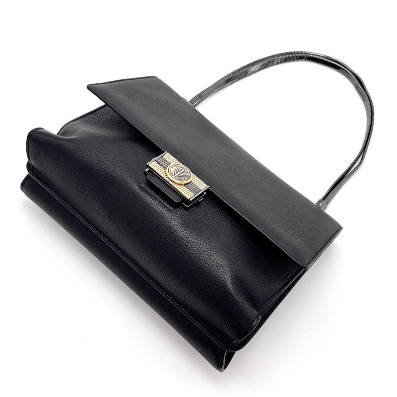 BVLGARI古幣蛇骨鏈條肩背斜背郵差包29*20*9 98新配件塵袋雨衣保卡購證-3