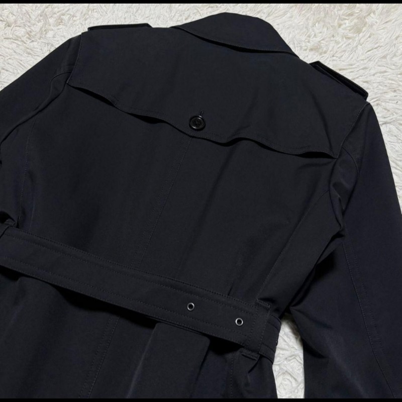 極美品／Burberry  時尚男神風衣／拿破崙款／修長型-2