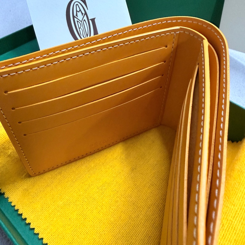 Goyard 黃色八卡短夾-3