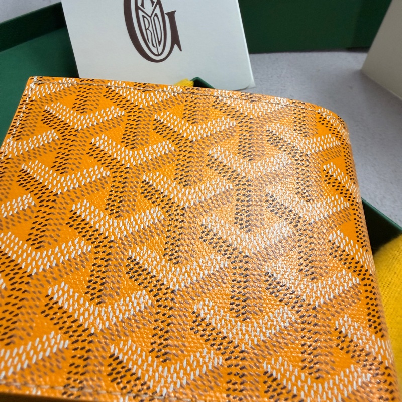 Goyard 黃色八卡短夾-6