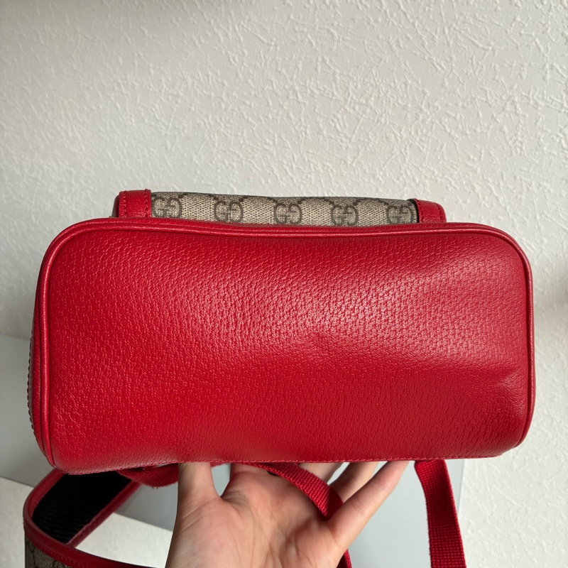 Gucci限定款蘋果後背包 小書包 特殊款-9