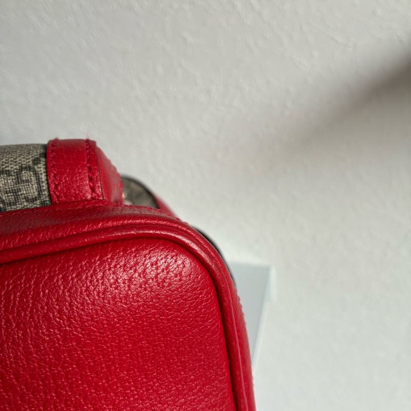 Gucci限定款蘋果後背包 小書包 特殊款-11