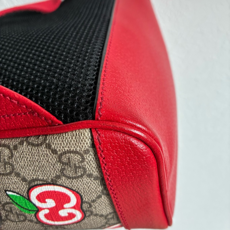 Gucci限定款蘋果後背包 小書包 特殊款-13