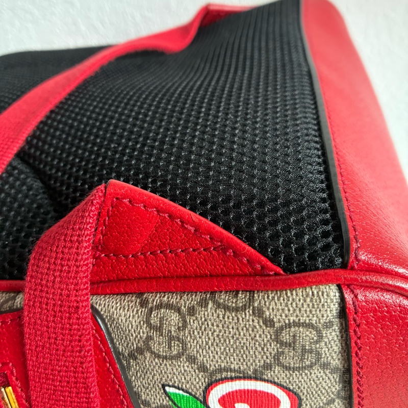 Gucci限定款蘋果後背包 小書包 特殊款-14