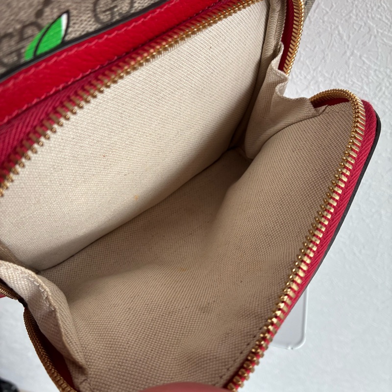 Gucci限定款蘋果後背包 小書包 特殊款-15