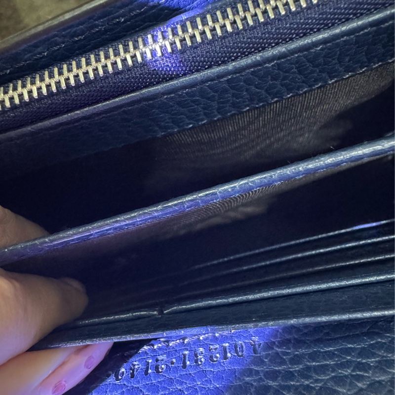 Gucci 酒神 woc 藍色（肩帶可以自行調節）-35