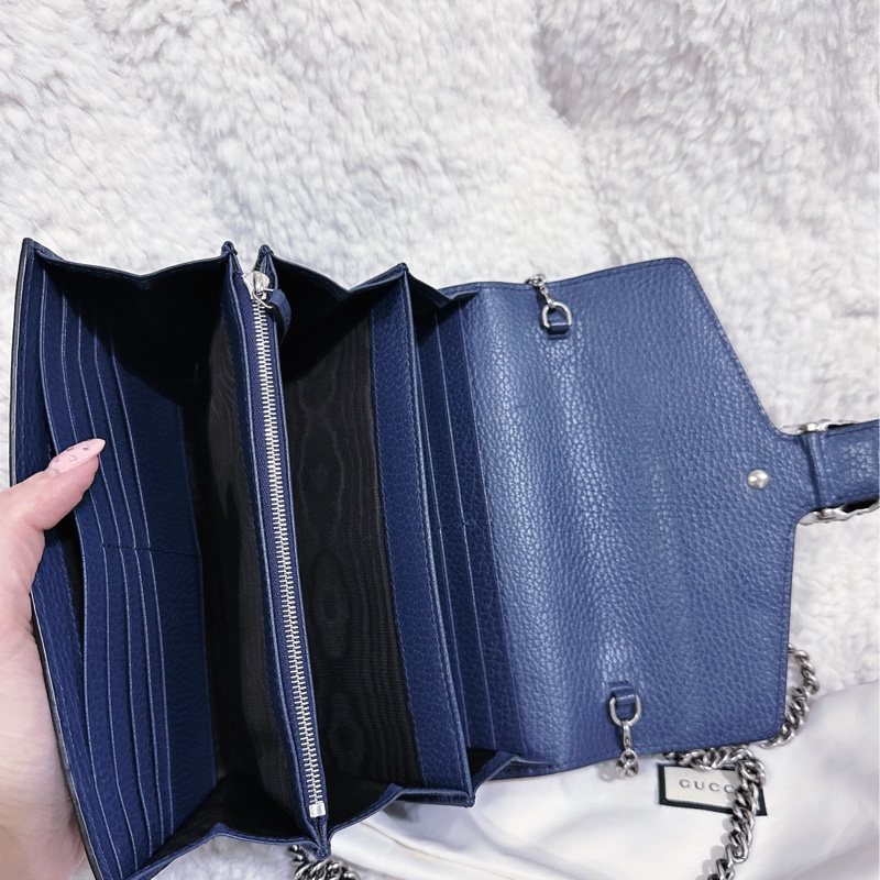 Gucci 酒神 woc 藍色（肩帶可以自行調節）-38