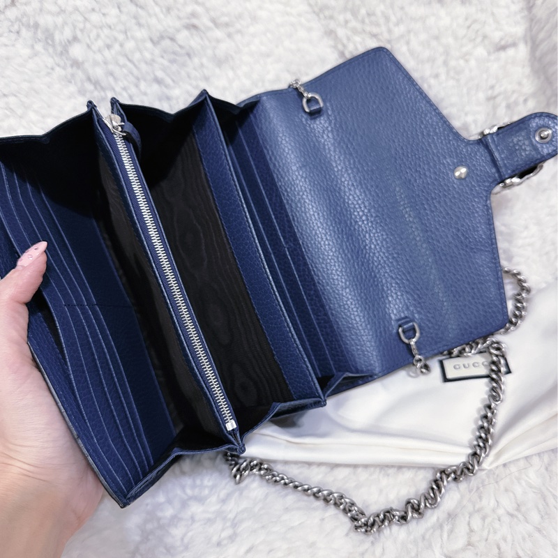 Gucci 酒神 woc 藍色（肩帶可以自行調節）-39