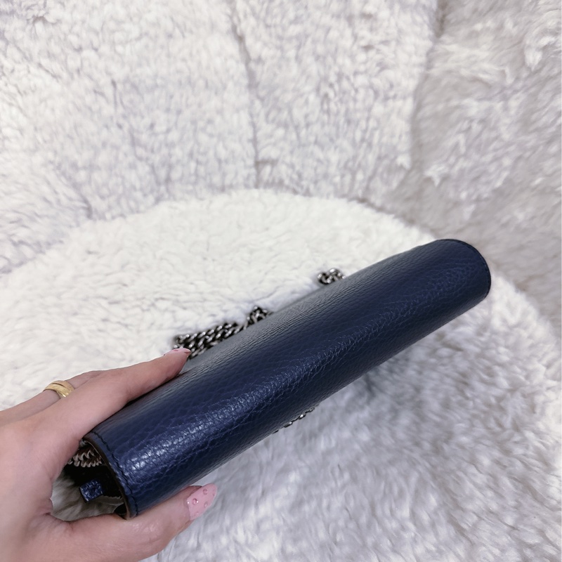 Gucci 酒神 woc 藍色（肩帶可以自行調節）-50