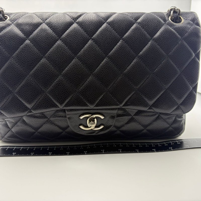 香奈兒 經典 CF Jumbo 口蓋包-0