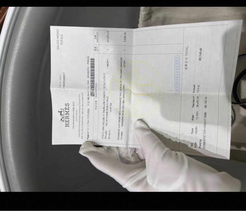 有購證✨ Hermes/愛馬仕 保齡球bolide 31，08聖杯藍 Y刻 銀扣，附件：塵袋 票 肩帶，少鎖鑰匙皮牌-17