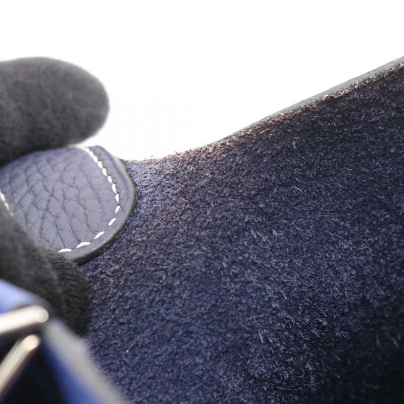 愛馬仕 Hermès Picotin Lock Kazak PM 手提包，採用 Taurillon Clemence 皮革製成。有藍色和海軍藍兩種顏色可選。-6