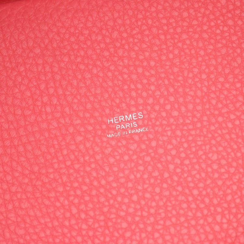 愛馬仕 Hermès Picotin Lock PM 手提包，Taurillon Clemence 皮革，粉紅色，女士款式。-3