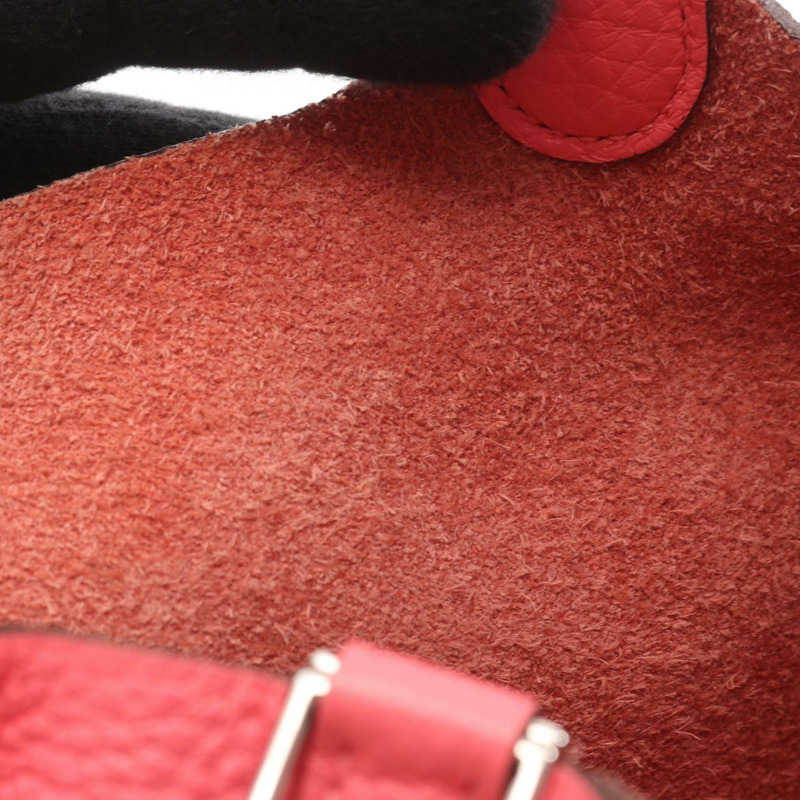 愛馬仕 Hermès Picotin Lock PM 手提包，Taurillon Clemence 皮革，粉紅色，女士款式。-5