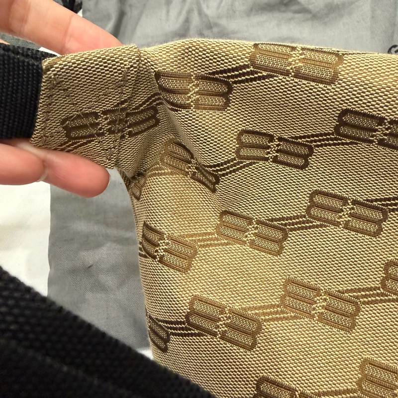 Balenciaga 巴黎世家 滿版BB 布面 腰包 胸口包-12