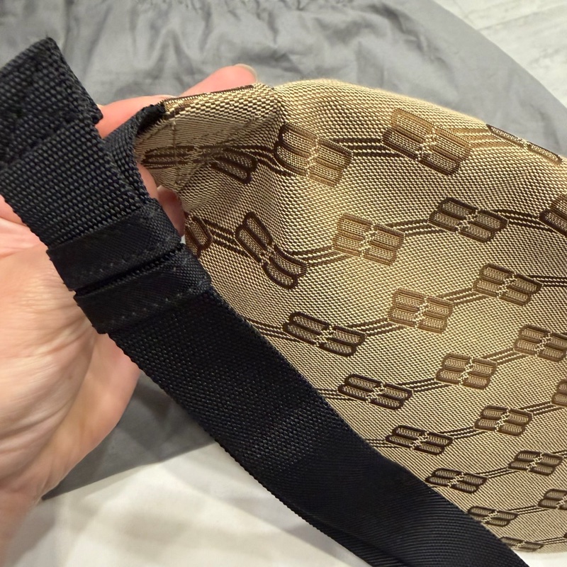 Balenciaga 巴黎世家 滿版BB 布面 腰包 胸口包-13