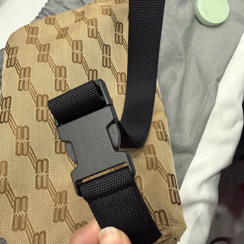 Balenciaga 巴黎世家 滿版BB 布面 腰包 胸口包-23