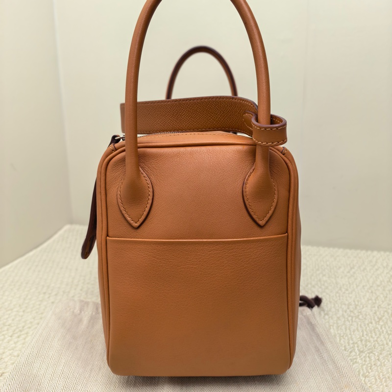 🌈Hermes🧡Lindy 26🧡金棕銀扣編織帶🧡98新🌈Swift皮🌟愛馬仕🌟-3
