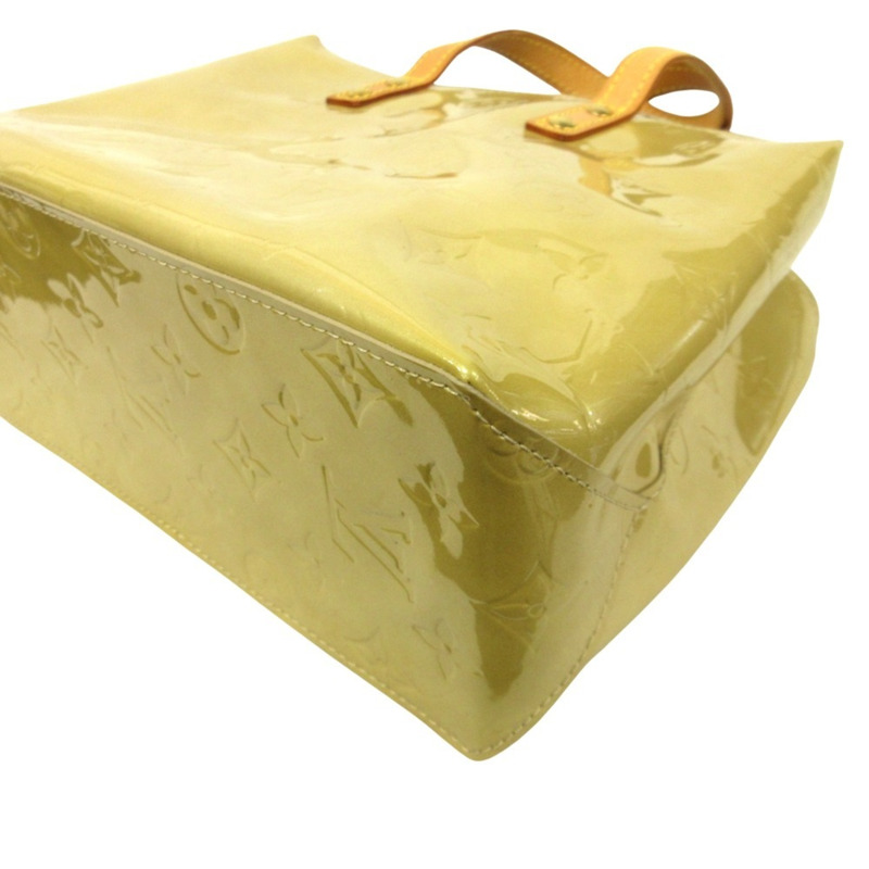 路易威登 Monogram Vernis Reed PM 手提包，漆皮琺瑯，M91144，黃色，女士-2