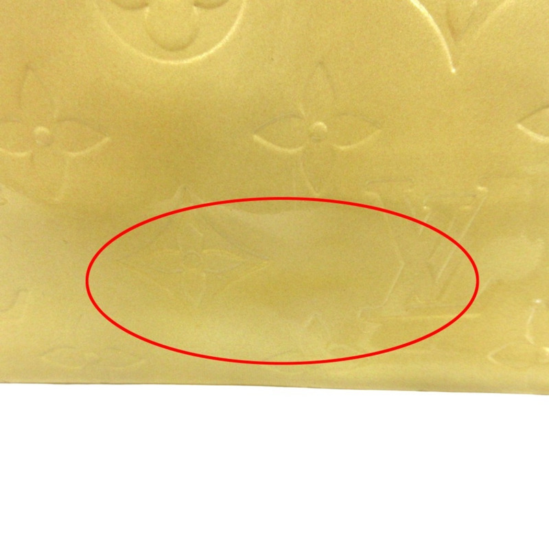 路易威登 Monogram Vernis Reed PM 手提包，漆皮琺瑯，M91144，黃色，女士-4