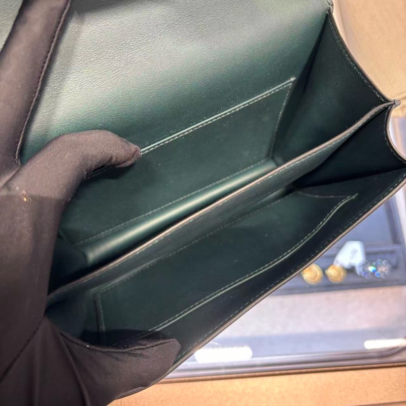 🌈Hermes💚Mini Constance 19💚松柏綠金扣💚99新🌈Swift皮🌟愛馬仕🌟-4