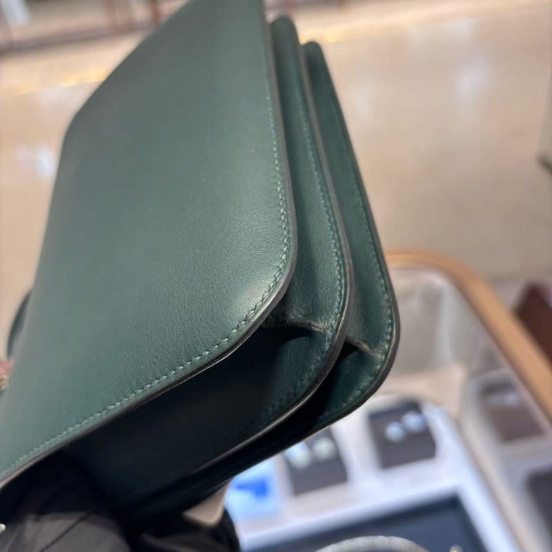 🌈Hermes💚Mini Constance 19💚松柏綠金扣💚99新🌈Swift皮🌟愛馬仕🌟-5