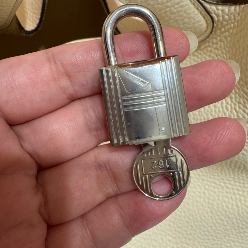 Hermes Picotin22 奶油白銀釦 Z刻 🍦很新 超美仙女色-13