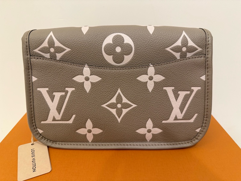 Louis Vuitton Diane LV法棍包 M46583 斑鳩灰 全新專櫃正品 奶茶色 大象灰-2