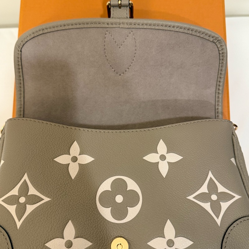 Louis Vuitton Diane LV法棍包 M46583 斑鳩灰 全新專櫃正品 奶茶色 大象灰-4