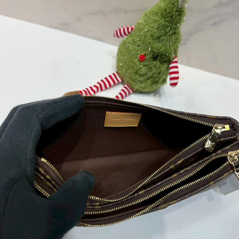 LV 全新Liv Pochette新款雙層麻將包-4