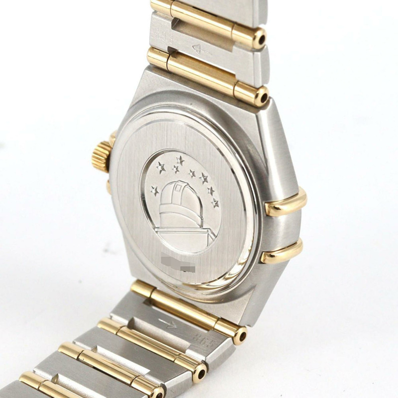 歐米茄星座系列迷你雙色D-12P 1267.75 SSxYG石英錶-4