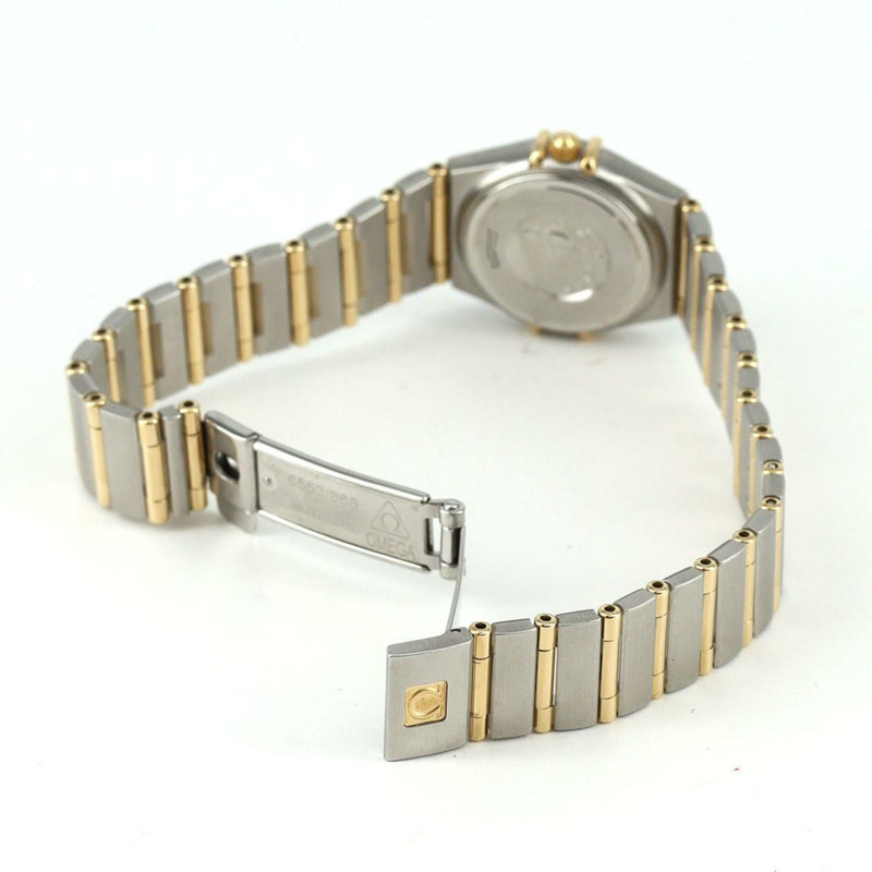 歐米茄星座系列迷你雙色D-12P 1267.75 SSxYG石英錶-5