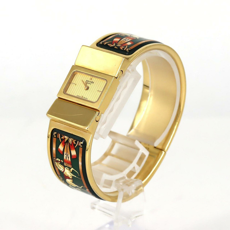 Hermès Roquet 琺瑯 GP LO1.201 石英腕錶-1