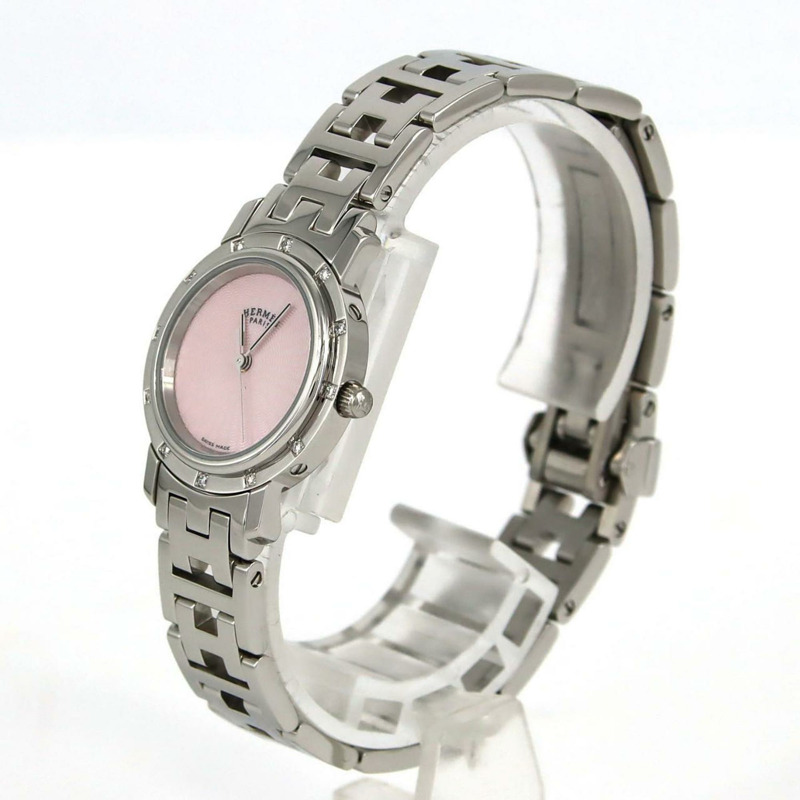 愛馬仕 Clipper Nacle 12P CL4.230 不鏽鋼石英錶-1