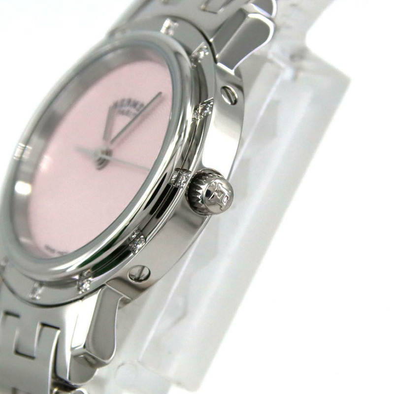 愛馬仕 Clipper Nacle 12P CL4.230 不鏽鋼石英錶-3