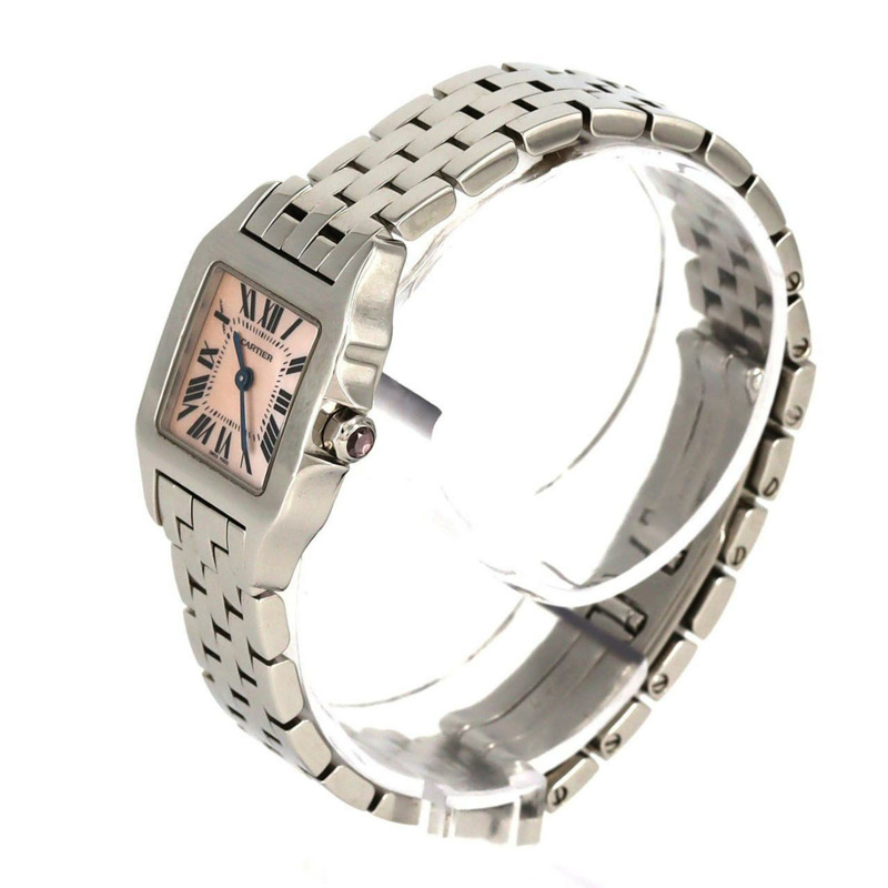 卡地亞 Santos de SM W25075Z5 不鏽鋼石英錶-1