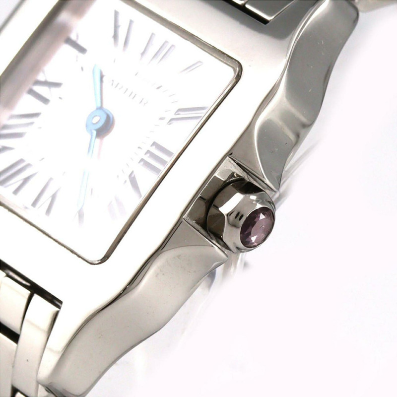 卡地亞 Santos de SM W25075Z5 不鏽鋼石英錶-3