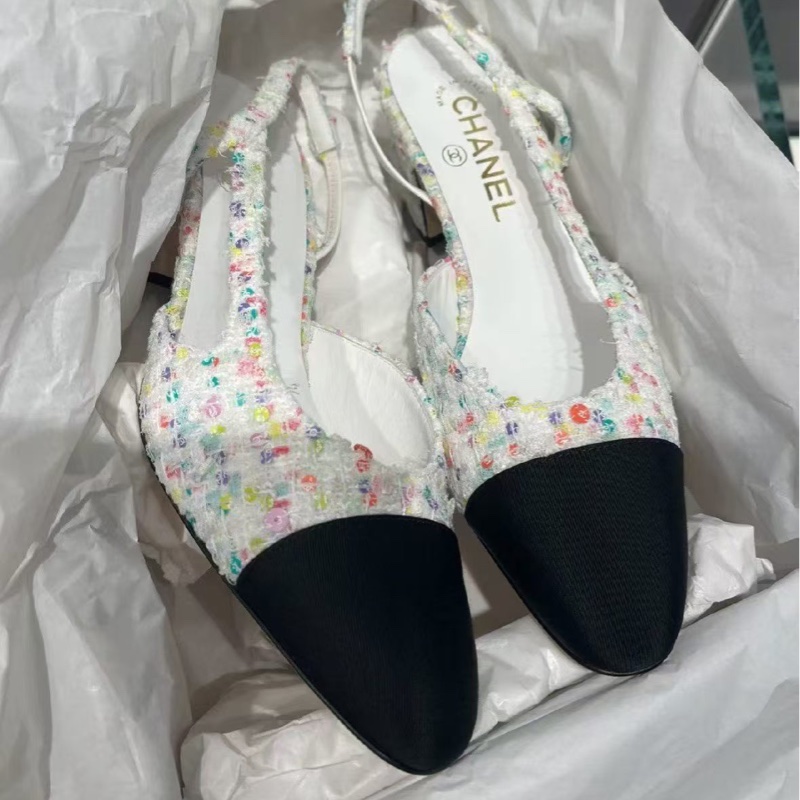 Chanel slingback高跟鞋#36.5-2