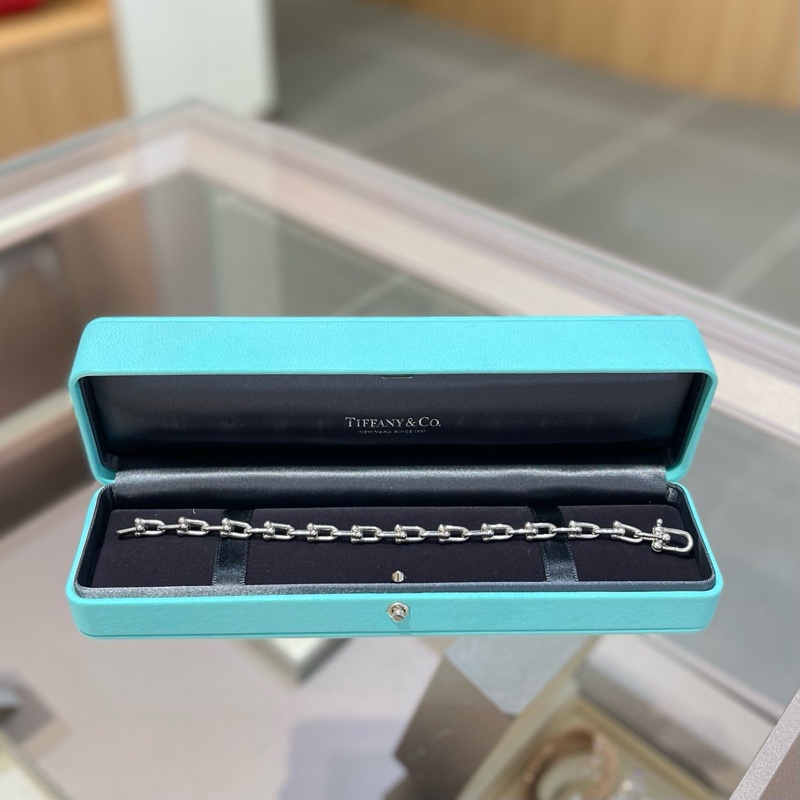Tiffany蒂芙尼 HardWear系列纯银链环手链-1