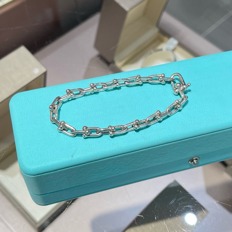 Tiffany蒂芙尼 HardWear系列纯银链环手链-2