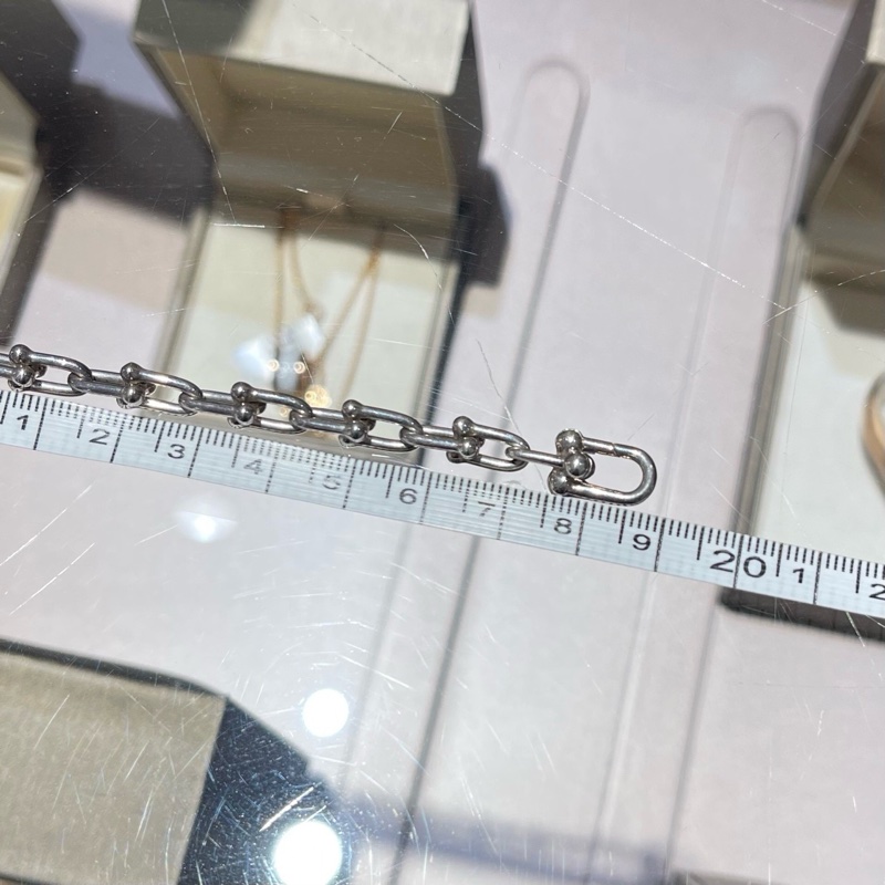 Tiffany蒂芙尼 HardWear系列纯银链环手链-6