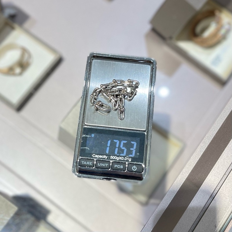 Tiffany蒂芙尼 HardWear系列纯银链环手链-7