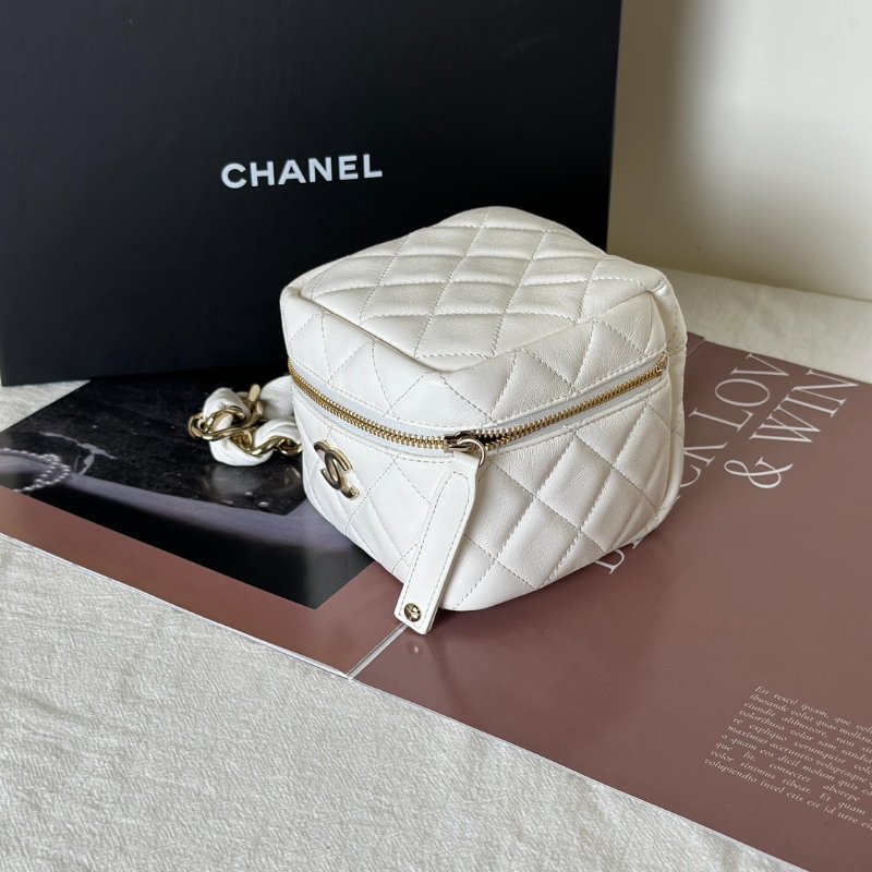 CHANEL 22S手提骰子包 - 白金32開-3