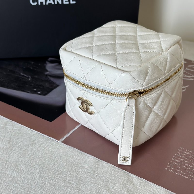 CHANEL 22S手提骰子包 - 白金32開-5