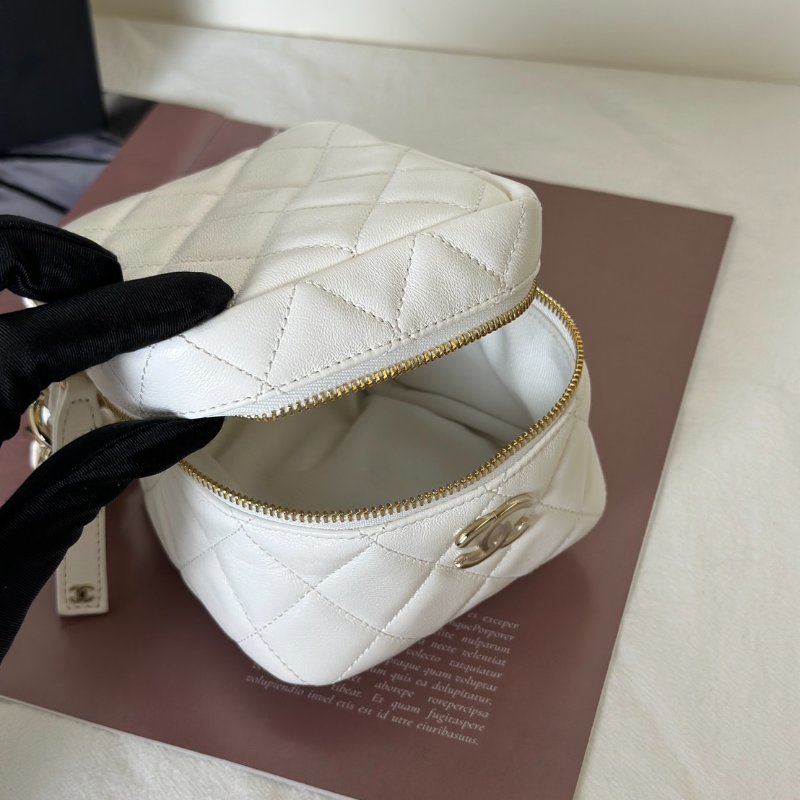 CHANEL 22S手提骰子包 - 白金32開-6