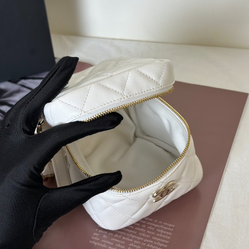 CHANEL 22S手提骰子包 - 白金32開-7